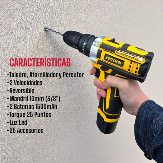Taladro Percutor y Destornillador